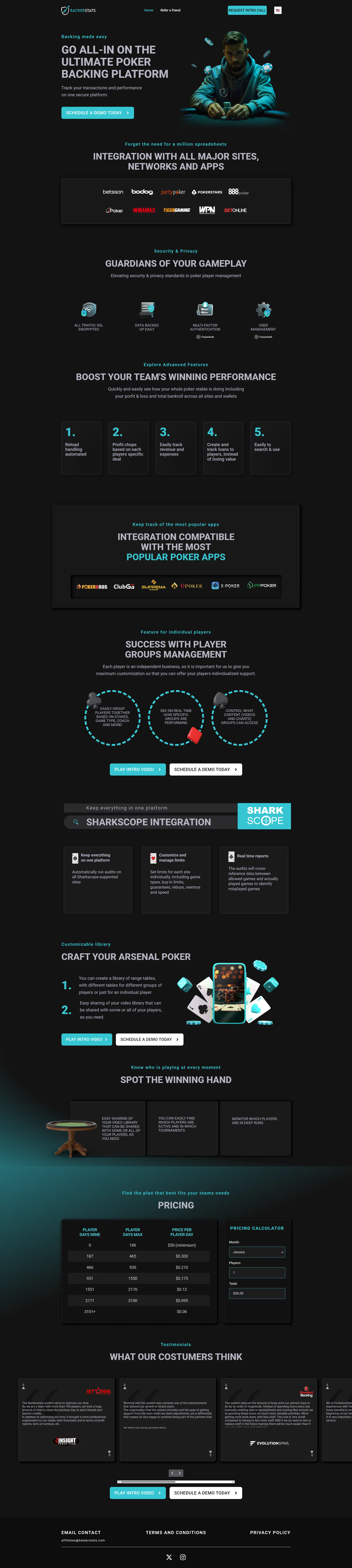 Backerstats Homepage preview