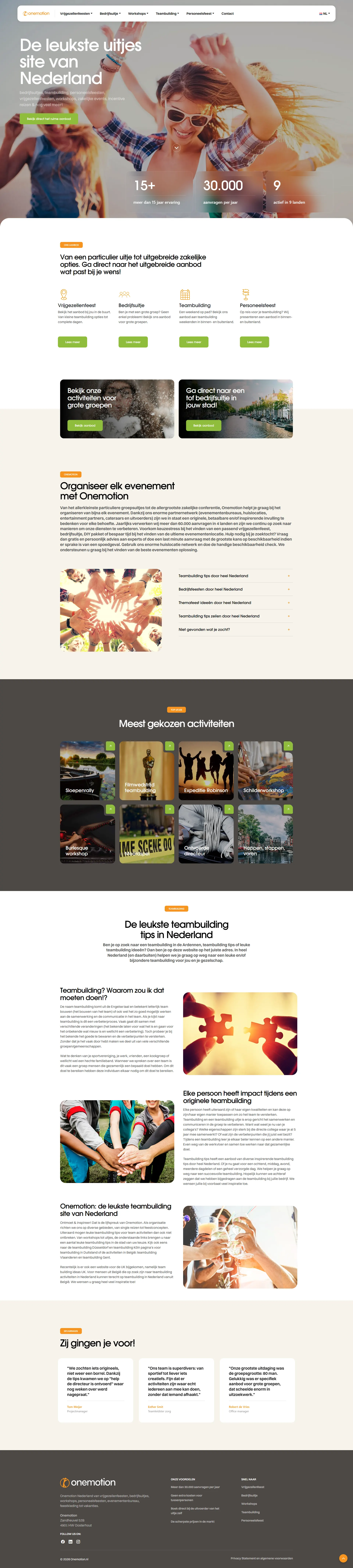 OneMotion – Custom WordPress Website Development
