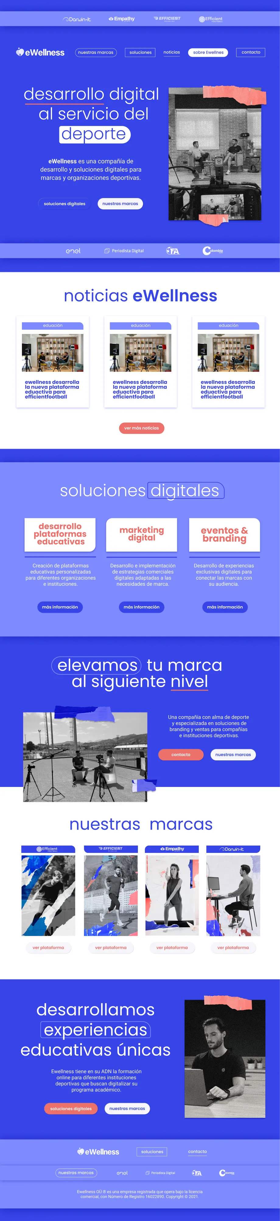 eWellness Group – Figma to Pixel-Perfect WordPress Website